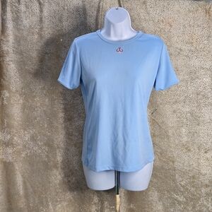 Women's Light Blue Short Sleeve Tee 345